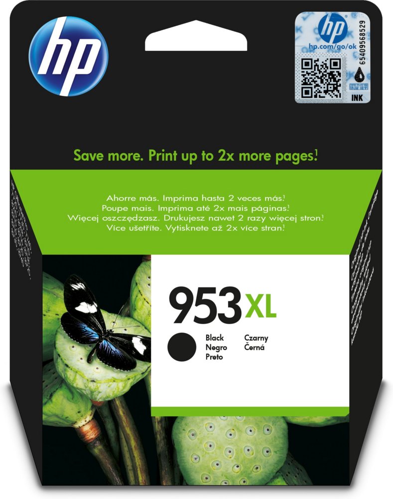 HP 953XL originele high-capacity zwarte inktcartridge – 0