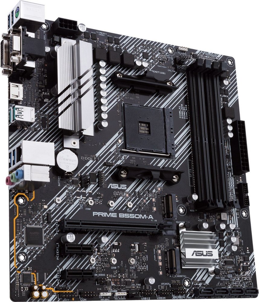 ASUS PRIME B550M-A AMD B550 Socket AM4 micro ATX – 0