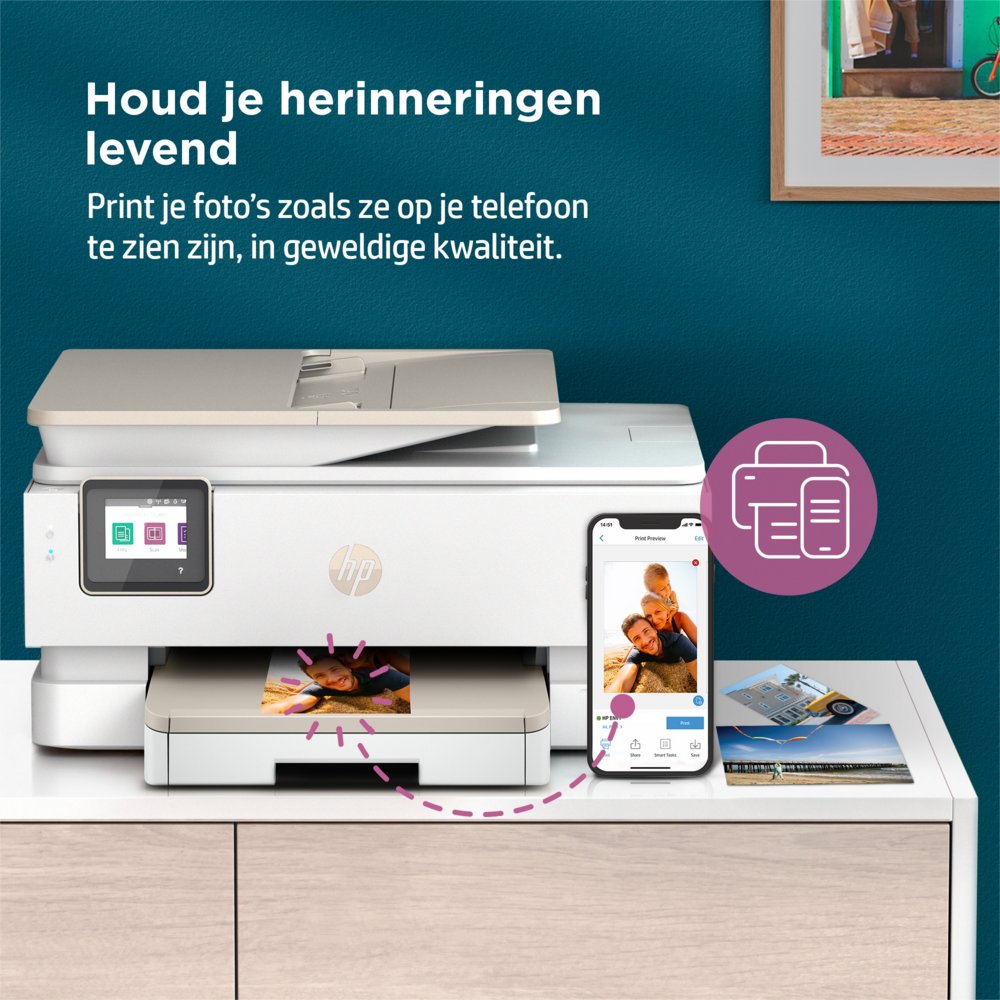 HP ENVY HP Inspire 7920e All-in-One printer, Kleur, Printer voor Thuis en thuiskantoor, Printen, kopiëren, scannen, Draadloos; HP+; Geschikt voor HP Instant Ink; Automatische documentinvoer – 15