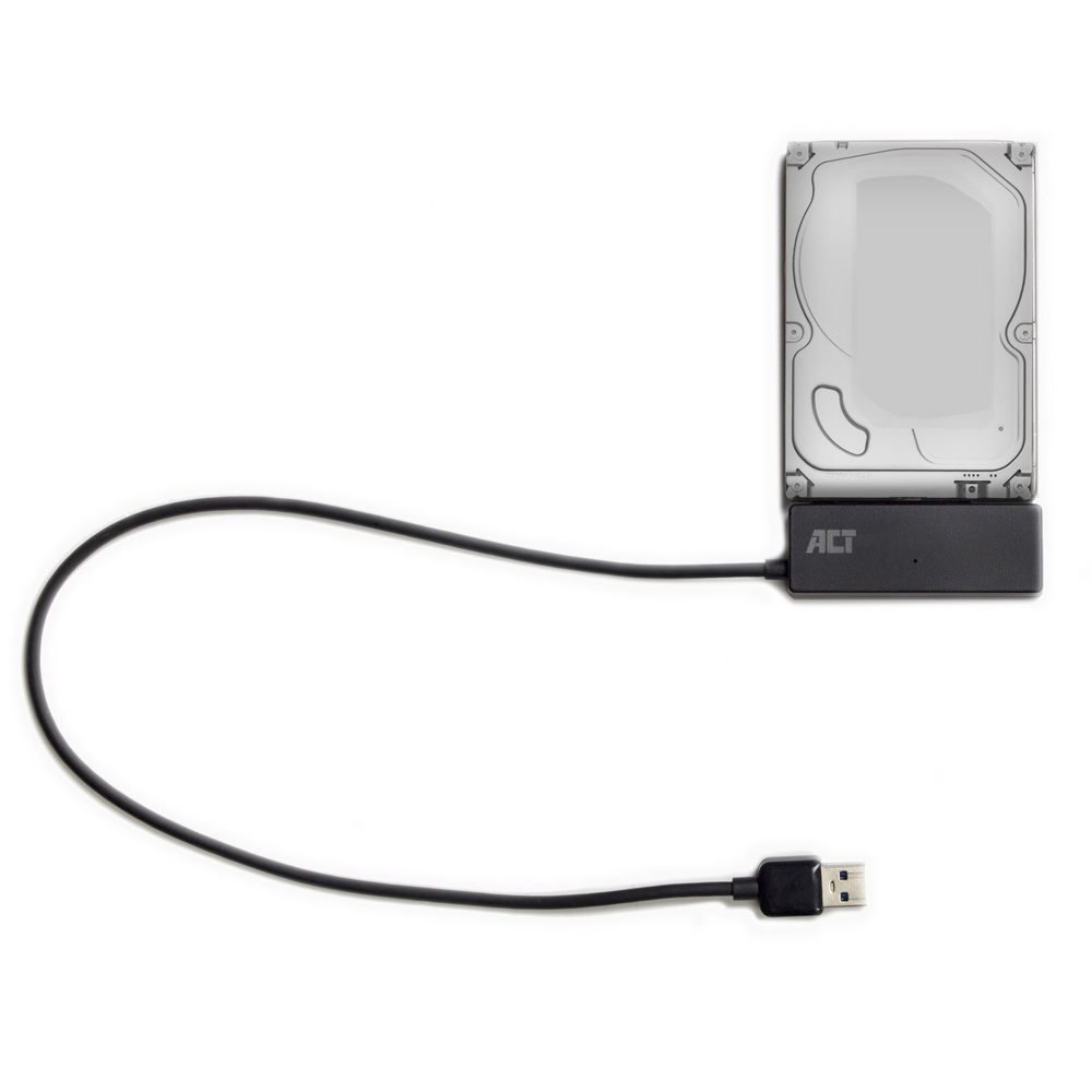 ACT 2,5 inch en 3,5 inch SATA HDD SSD naar USB 3.2 Gen1 adapter – 5