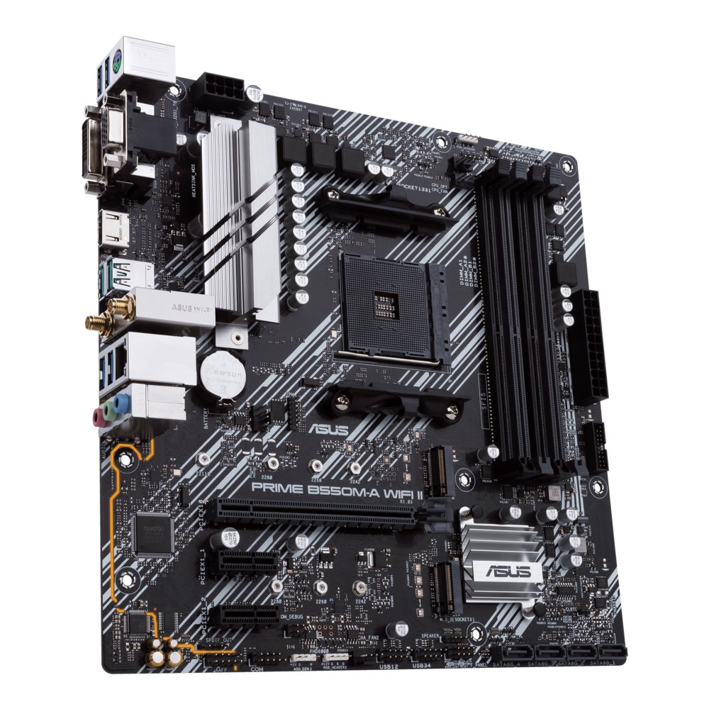 ASUS PRIME B550M-A WIFI II AMD B550 Socket AM4 micro ATX – 2
