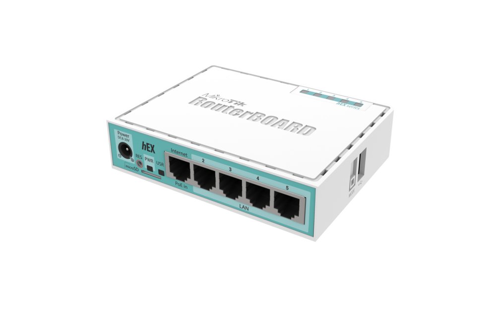 Mikrotik Ethernet LAN Router hEX 5x 1Gbps switch – 1