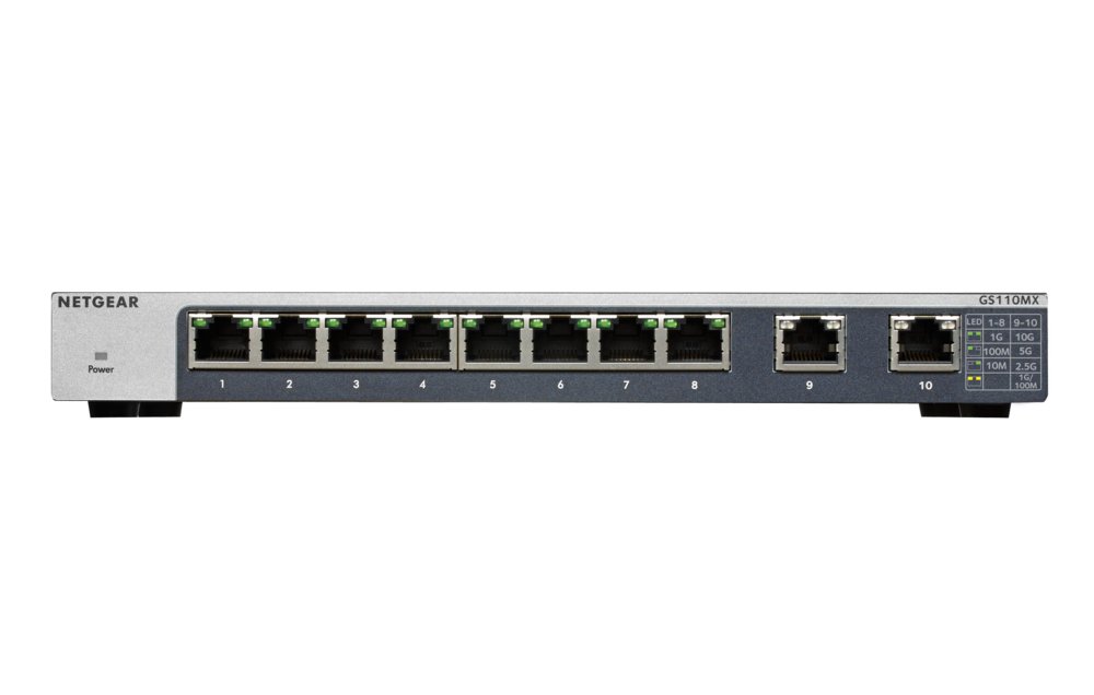 NETGEAR GS110MX Unmanaged 10G Ethernet (100/1000/10000) Zwart – 2
