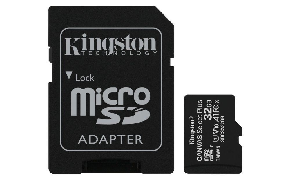 Kingston Technology Canvas Select Plus flashgeheugen 32 GB MicroSDHC UHS-I Klasse 10 – 3