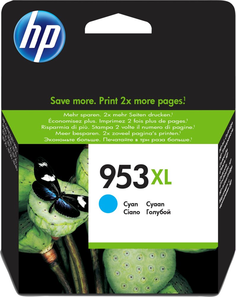 HP 953XL originele high-capacity cyaan inktcartridge – 0