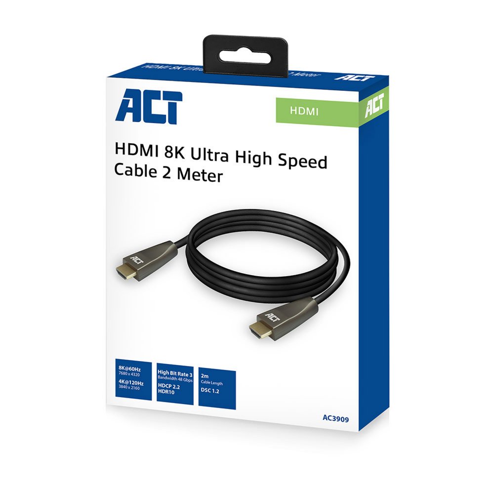ACT AC3909 HDMI kabel 2 m HDMI Type A (Standaard) Zwart – 4