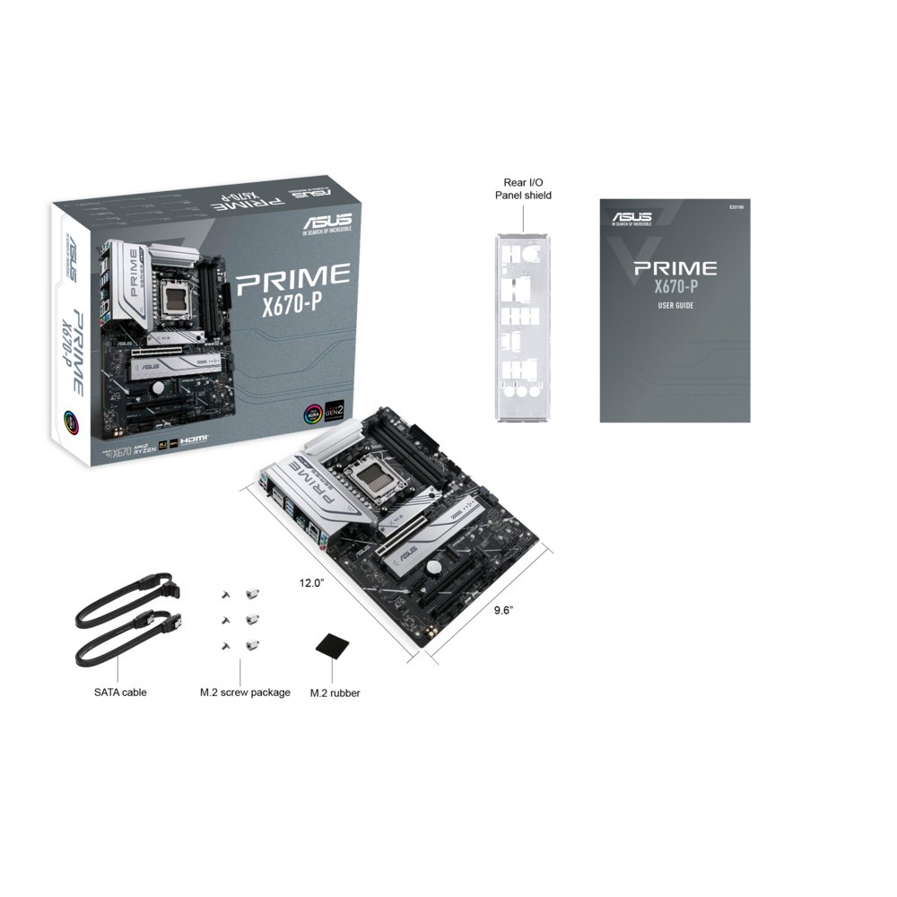 ASUS PRIME X670-P AMD X670 Socket AM5 ATX – 5
