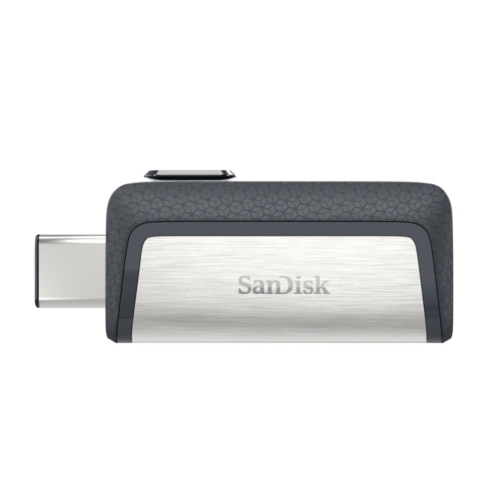 SanDisk Drive USB Ganda Ultra Tipe-C 256 GB USB flash drive USB Type-A / USB Type-C 3.2 Gen 1 (3.1 Gen 1) Grijs, Zilver – 1