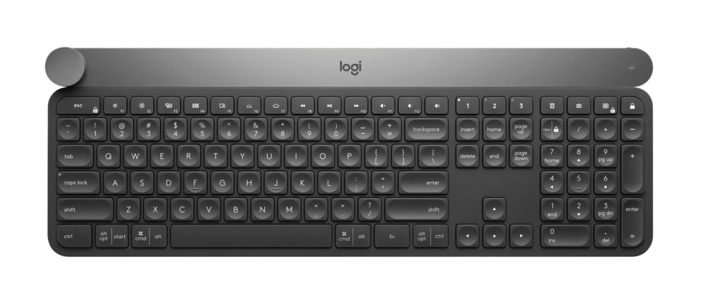 Logitech Craft toetsenbord RF-draadloos + Bluetooth QWERTY US International Zwart, Grijs – 0