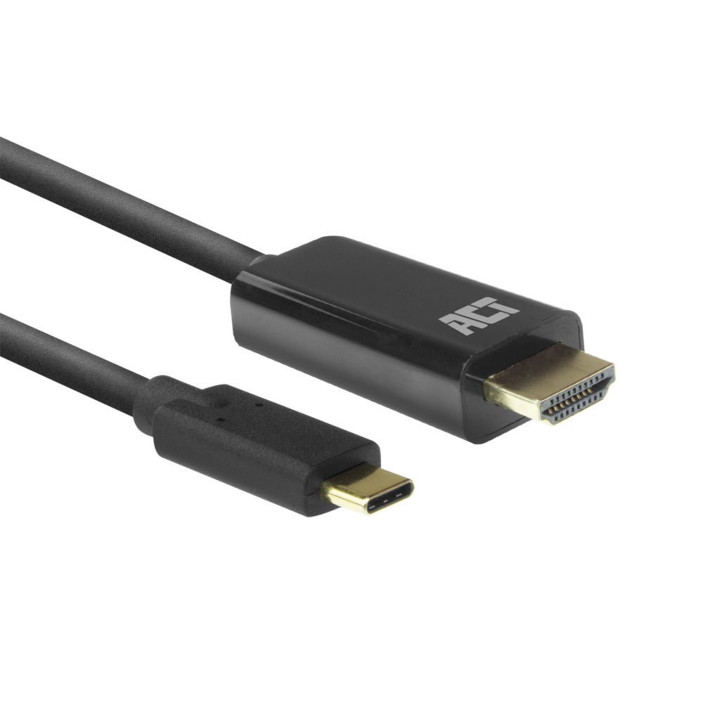 ACT AC7315 video kabel adapter 2 m USB Type-C HDMI Type A (Standaard) Zwart – 0