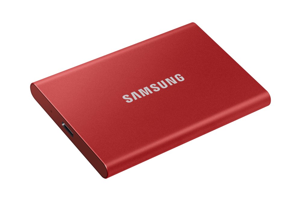 Samsung Portable SSD T7 1000 GB Rood – 4