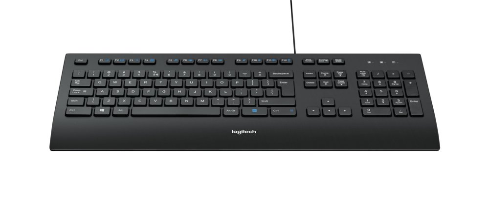 Logitech K280e toetsenbord USB QWERTY US International Zwart – 0