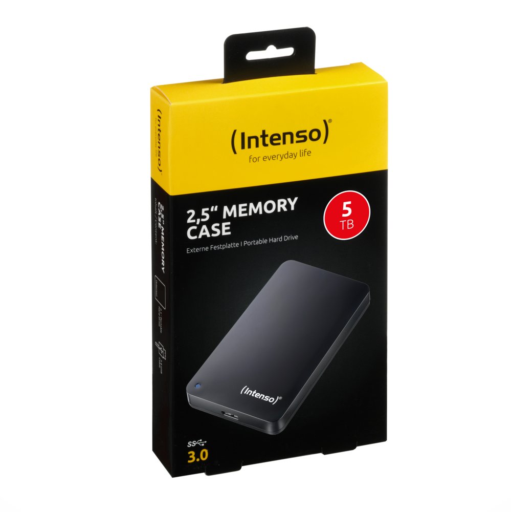 Intenso 2,5″ Memory Case externe harde schijf 5000 GB Zwart – 1