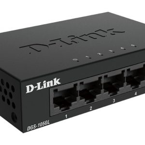 D-Link DGS-105GL/E netwerk-switch Unmanaged Gigabit Ethernet (10/100/1000) Zwart - Afbeelding 3