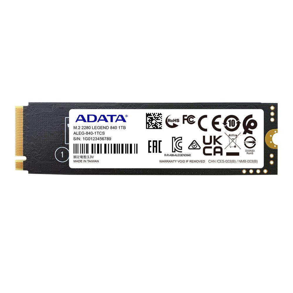 ADATA LEGEND 840 M.2 1000 GB PCI Express 4.0 3D NAND NVMe – 0