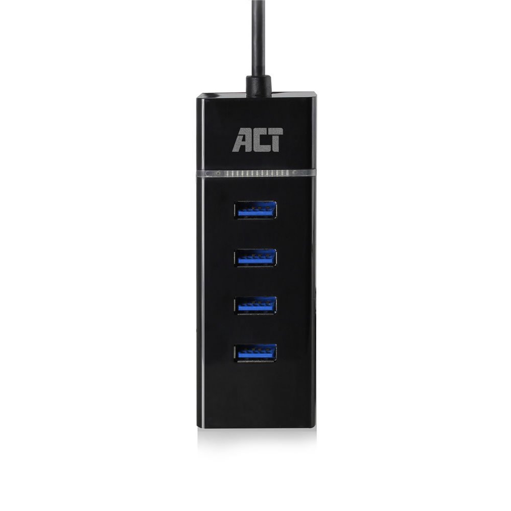 ACT AC6415 interface hub USB 3.2 Gen 1 (3.1 Gen 1) Type-C 5000 Mbit/s Zwart – 4