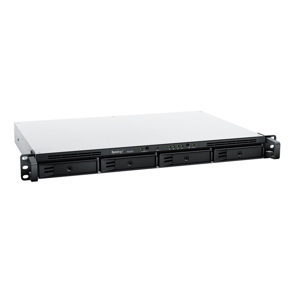 Synology RackStation RS422+ data-opslag-server NAS Rack (1U) Ethernet LAN Zwart R1600 – 4