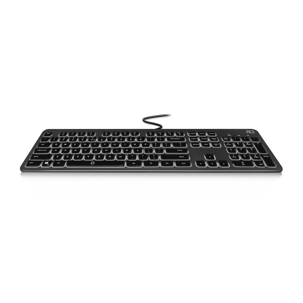 ACT AC5415 toetsenbord USB QWERTY Amerikaans Engels Zwart – 0