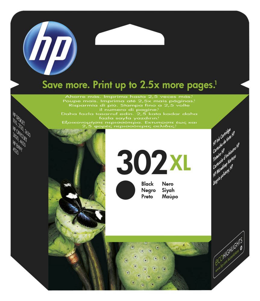 HP 302XL originele high-capacity zwarte inktcartridge – 1