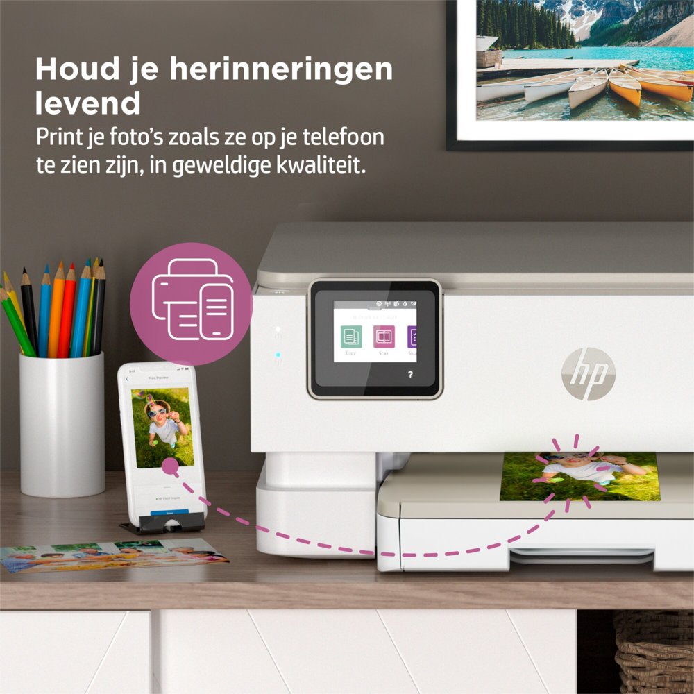 HP ENVY HP Inspire 7220e All-in-One printer, Kleur, Printer voor Home, Printen, kopiëren, scannen, Draadloos; HP+; Geschikt voor HP Instant Ink; Scan naar pdf – 10