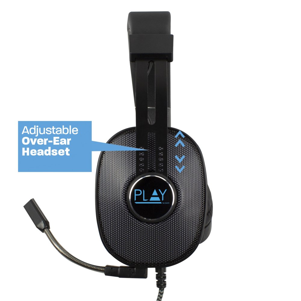 Ewent Play PL3321 Headset Hoofdband Zwart/ RGB – 3