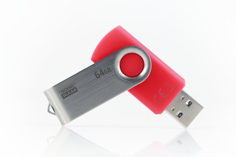 Goodram UTS3 USB flash drive 64 GB USB Type-A 3.2 Gen 1 (3.1 Gen 1) Rood – 0