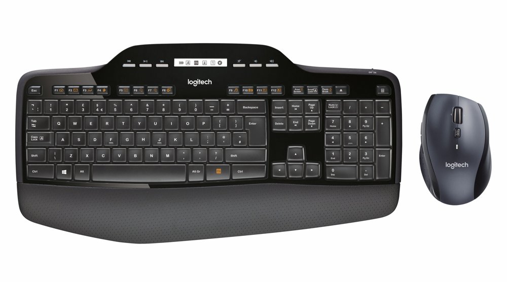 Logitech MK710 toetsenbord RF Draadloos QWERTY US International Zwart – 0