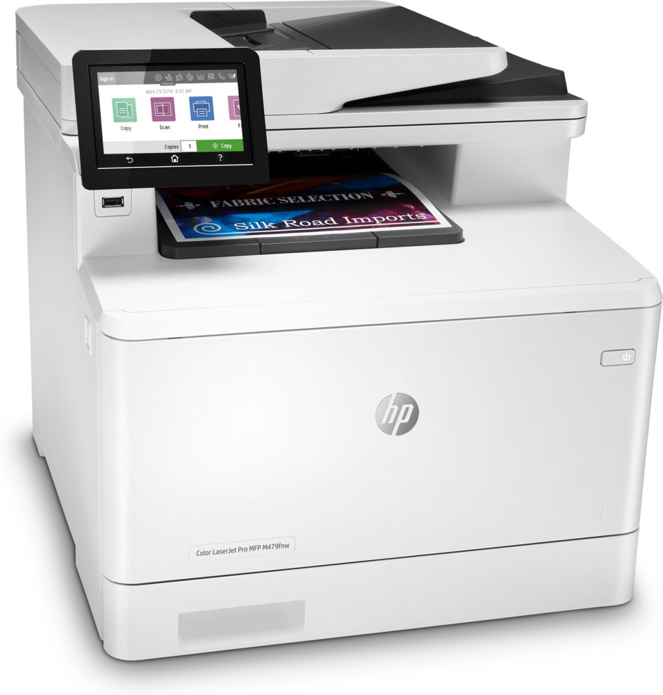 HP Color LaserJet Pro MFP M479fnw, Printen, kopiëren, scannen, fax, e-mail, Scannen naar e-mail/pdf; ADF voor 50 vel ongekruld – 4