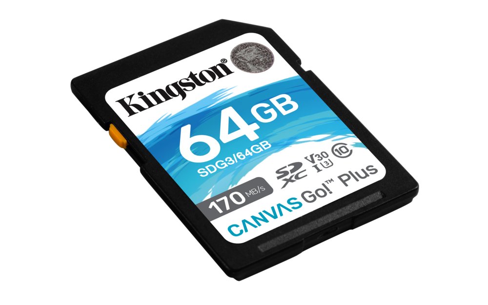 Kingston Technology Canvas Go! Plus flashgeheugen 64 GB SD UHS-I Klasse 10 – 1