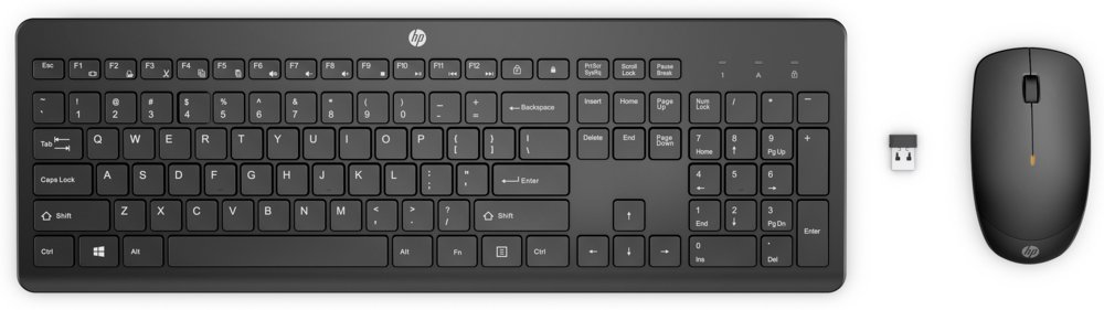 HP 235 Wireless Keyboard + Mouse QWERTY – 0