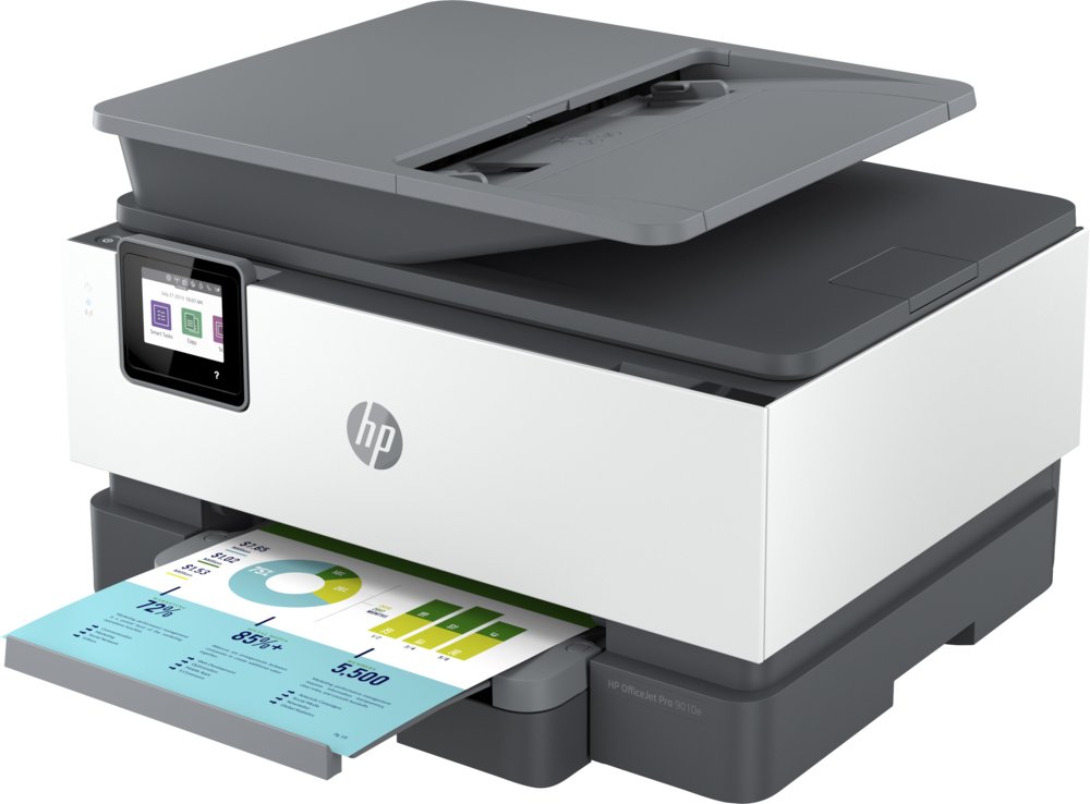 HP OfficeJet Pro HP 9010e All-in-One-printer, Kleur, Printer voor Kleine kantoren, Printen, kopiëren, scannen, faxen, HP+; Geschikt voor HP Instant Ink; Automatische documentinvoer; Dubbelzijdig printen – 2