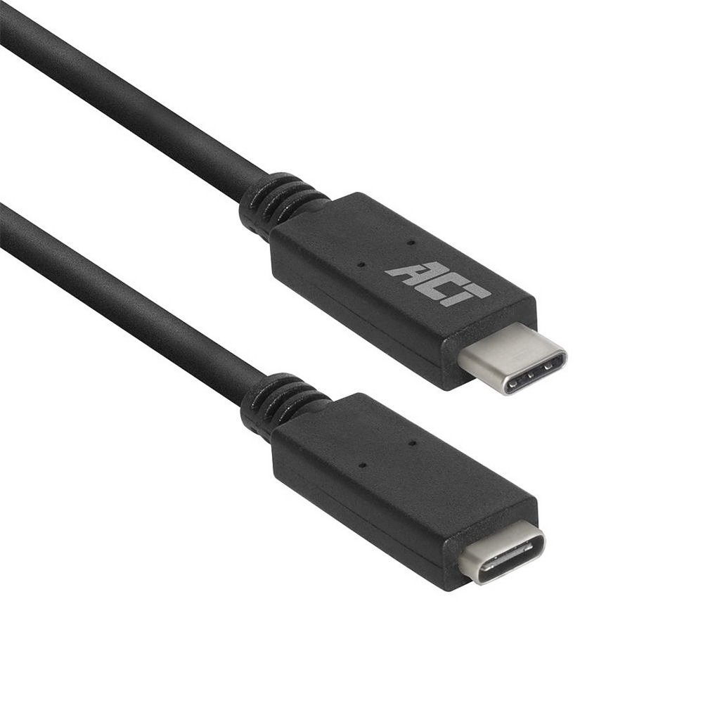 ACT AC7412 USB-kabel 2 m USB 3.2 Gen 1 (3.1 Gen 1) USB C Zwart – 0