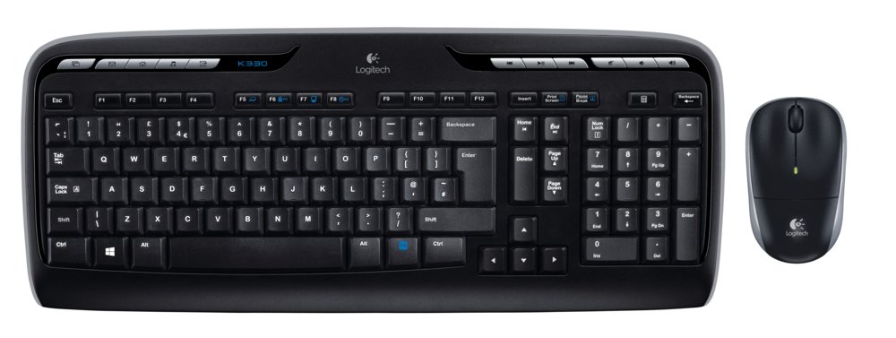 Logitech MK330 toetsenbord RF Draadloos QWERTY US International Zwart – 0