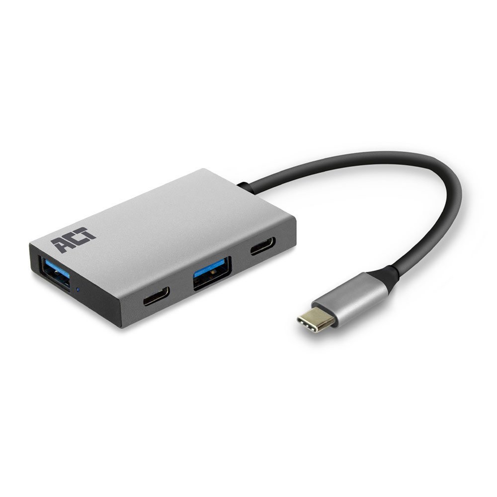 ACT AC7070 USB-C Hub 4 port met 2x USB-C en 2x USB-A, SuperSpeed 10Gbit/s – 2