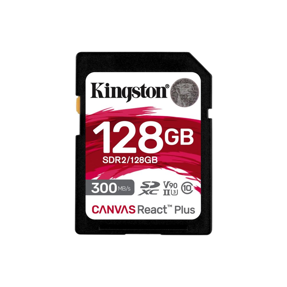 Kingston Technology Canvas React Plus 128 GB SD UHS-II Klasse 10 – 0