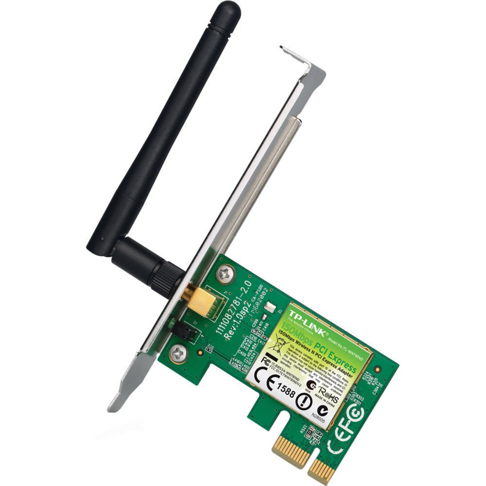 TP-LINK 150Mbps Wireless N PCI Express Adapter Intern WLAN 150 Mbit/s – 0