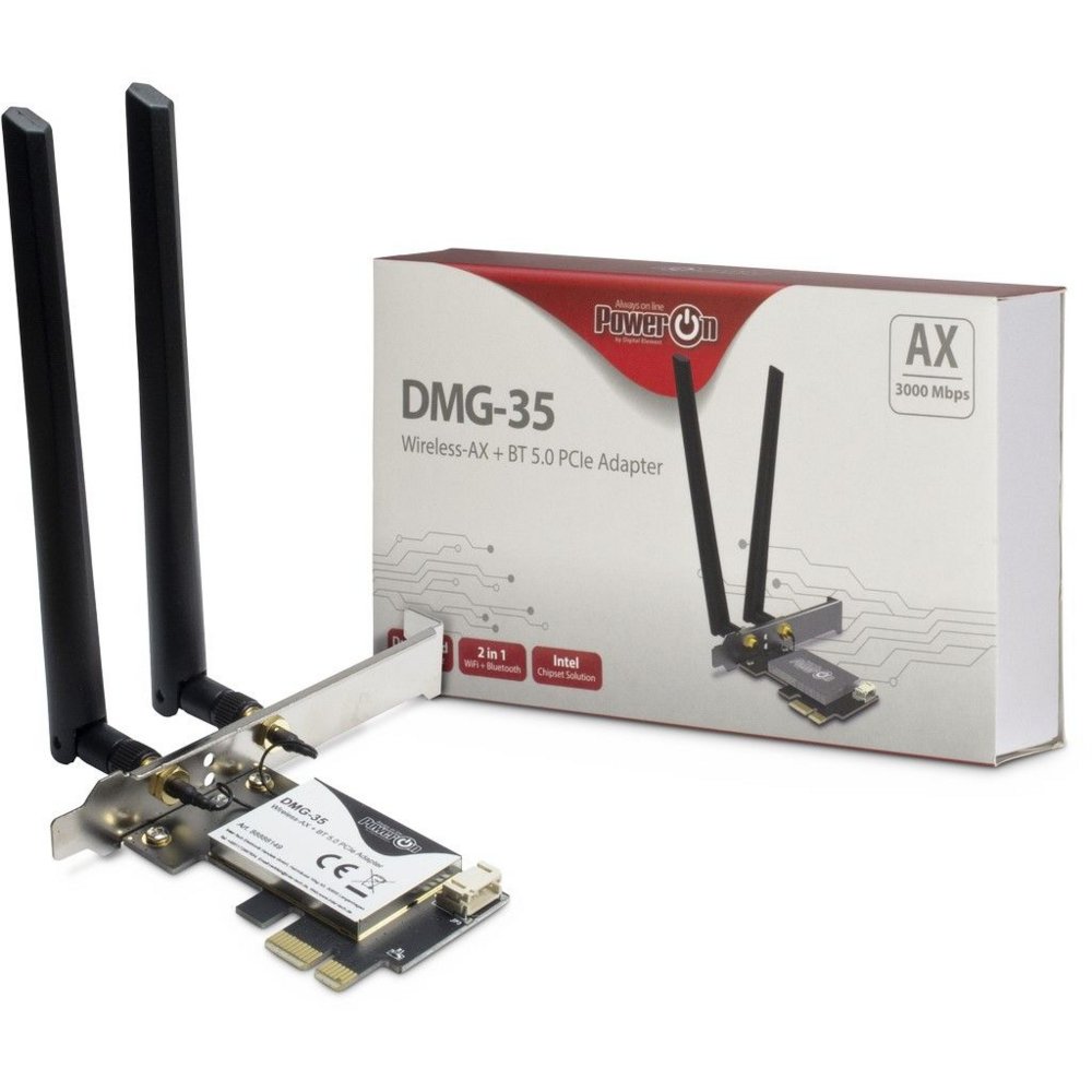 Inter-Tech DMG-35 Intern WLAN / Bluetooth 3000 Mbit/s – 3