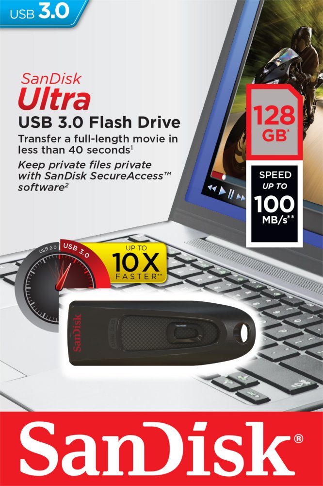 SanDisk Ultra USB flash drive 128 GB USB Type-A 3.0 Zwart – 7