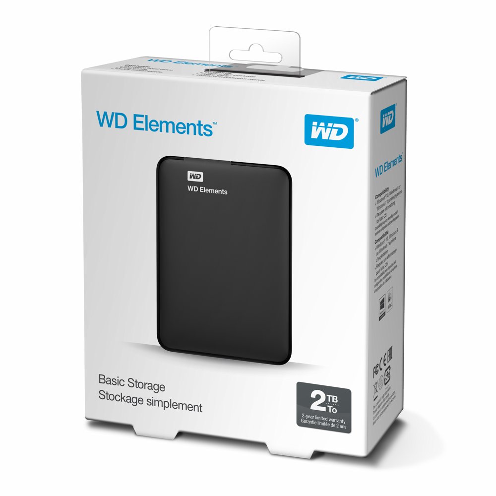 HDD EXT. WD Elements Portable 2.5 Inch 2TB, Zwart – 2