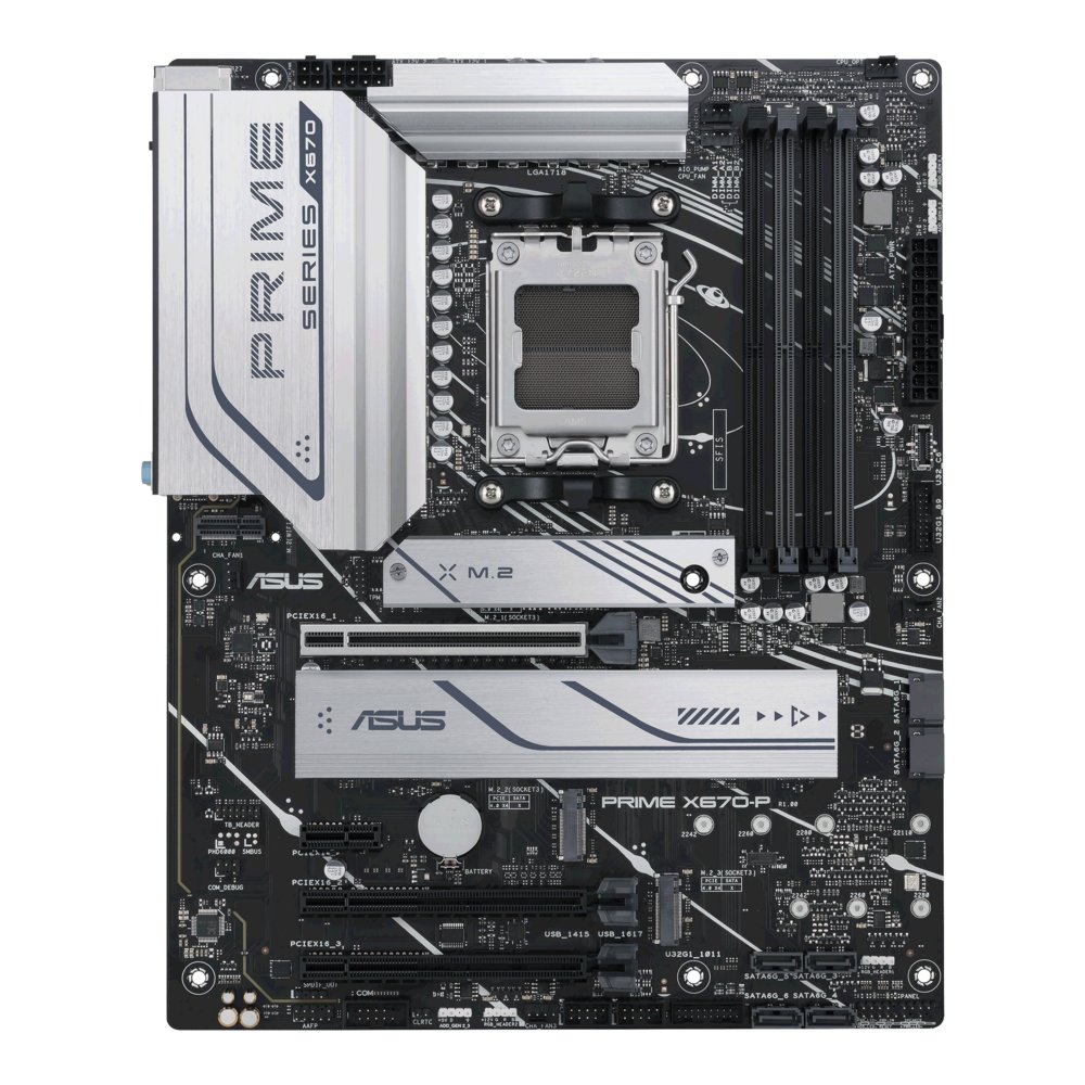 ASUS PRIME X670-P AMD X670 Socket AM5 ATX – 1