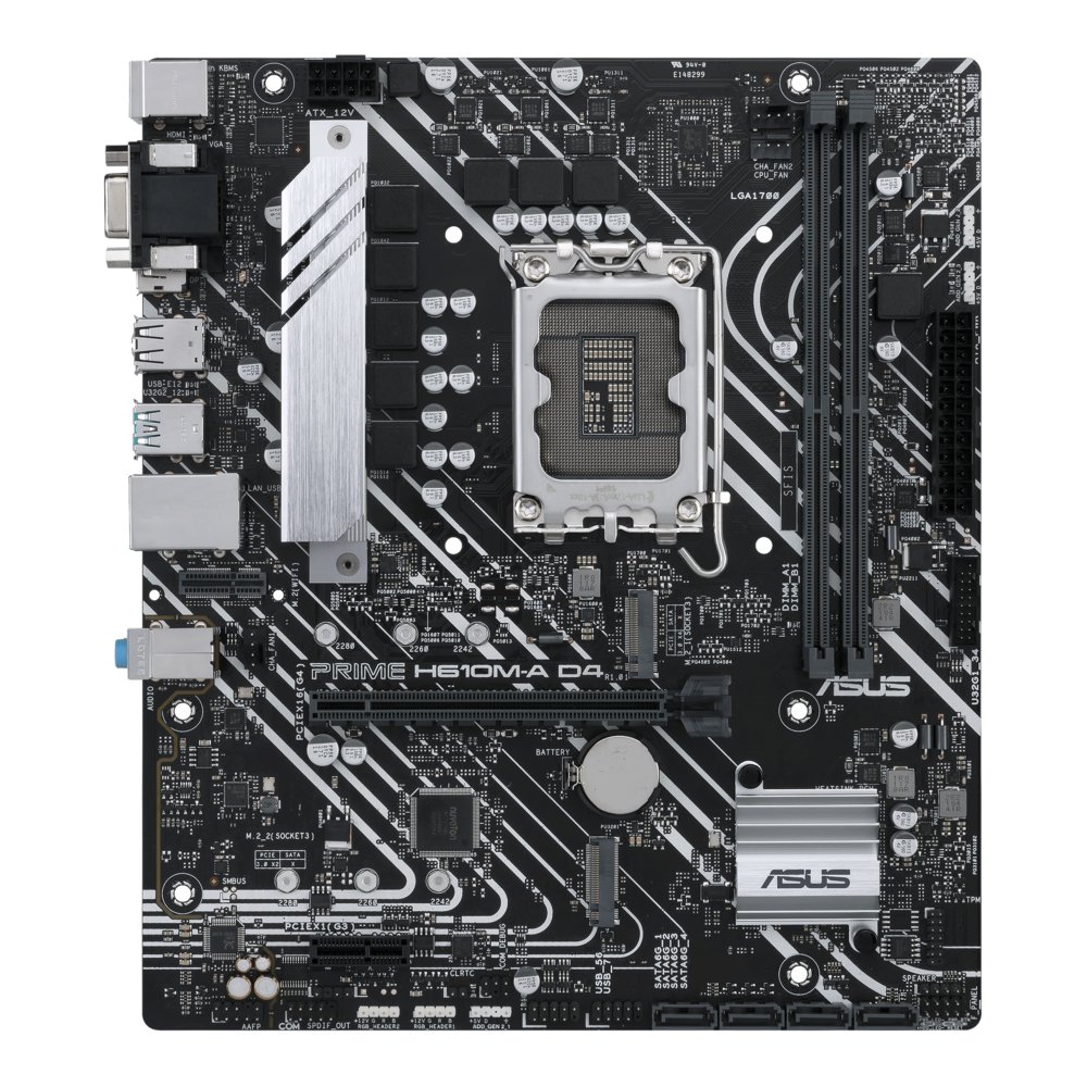 ASUS PRIME H610M-A D4 Intel H610 LGA 1700 micro ATX – 1