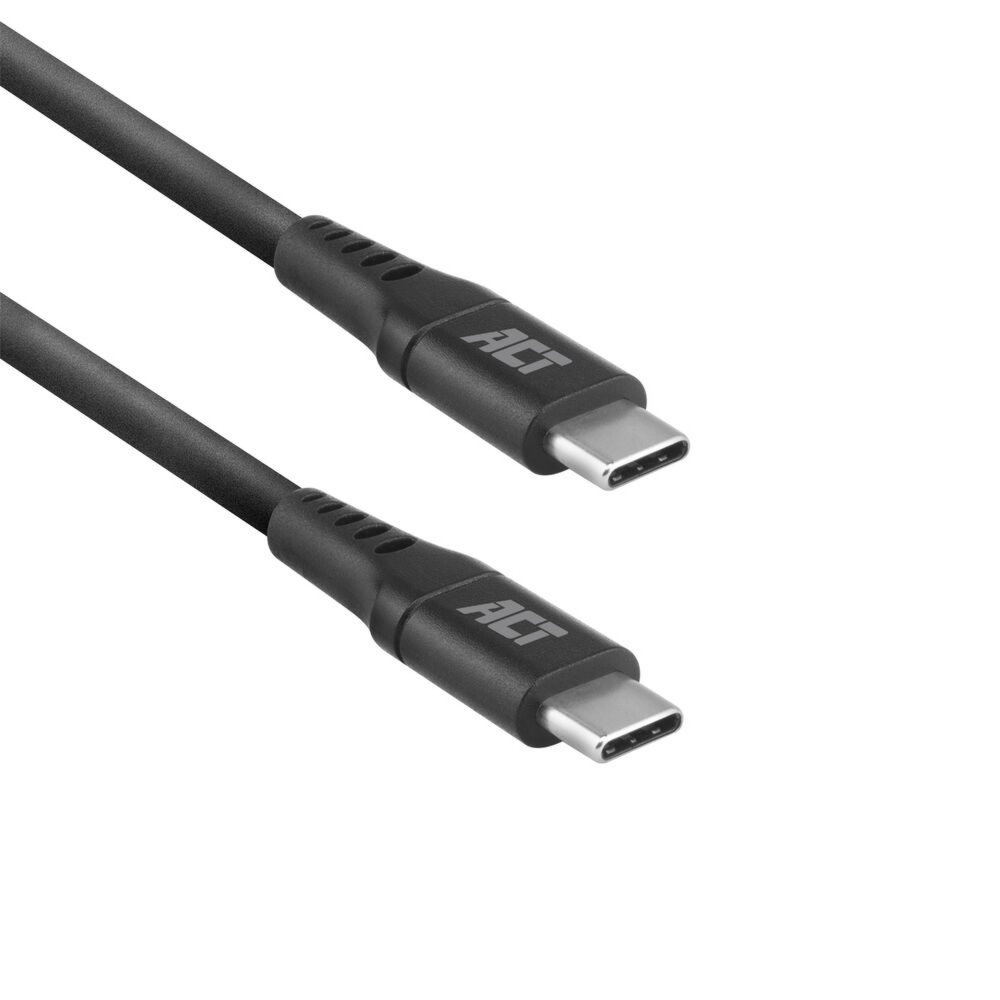 ACT AC3025 USB-kabel 1 m USB 3.2 Gen 1 (3.1 Gen 1) USB C Zwart – 0
