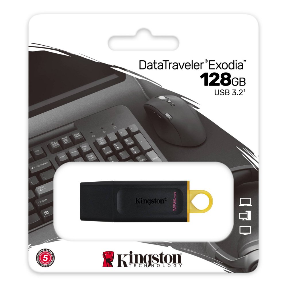 Kingston Technology DataTraveler Exodia USB flash drive 128 GB USB Type-A 3.2 Gen 1 (3.1 Gen 1) Zwart – 2