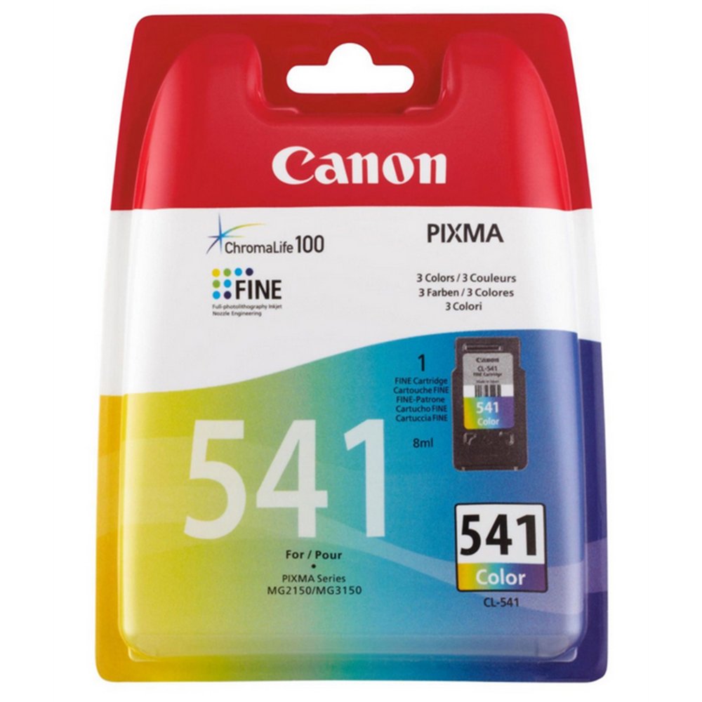 Canon CL-541 Colour inktcartridge 1 stuk(s) Origineel Cyaan, Magenta, Geel – 0