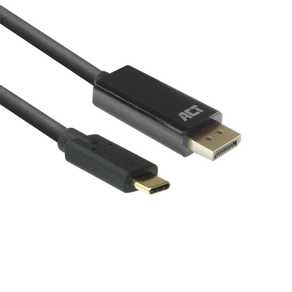 ACT AC7325 video kabel adapter 2 m USB Type-C DisplayPort Zwart – 0