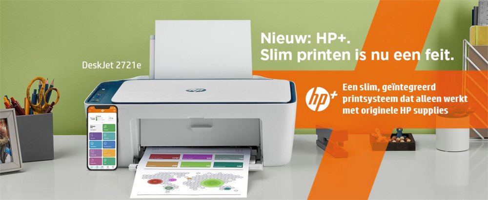 HP HP Deskjet 2721e All-in-One printer, Kleur, Printer voor Home, Printen, kopiëren, scannen, Draadloos; HP+; Geschikt voor HP Instant Ink; Printen vanaf een telefoon of tablet – 9