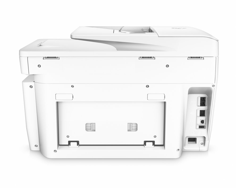 HP OfficeJet Pro 8730 All-in-One printer, Printen, kopiëren, scannen, faxen, Invoer voor 50 vel; Printen via USB-poort aan voorzijde; Scans naar e-mail/pdf; Dubbelzijdig printen – 7