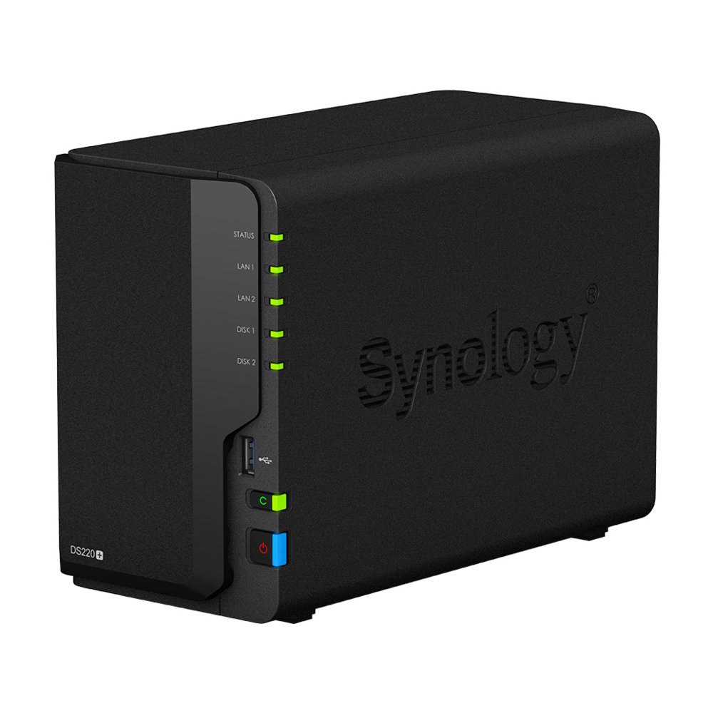 Synology DiskStation DS220+ data-opslag-server NAS Compact Ethernet LAN Zwart J4025 – 2
