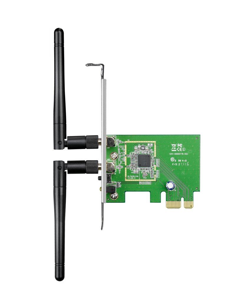 Asus PCE-N15 WiFi LAN PCI-Express-Adapter 300 Mbit/s – 1