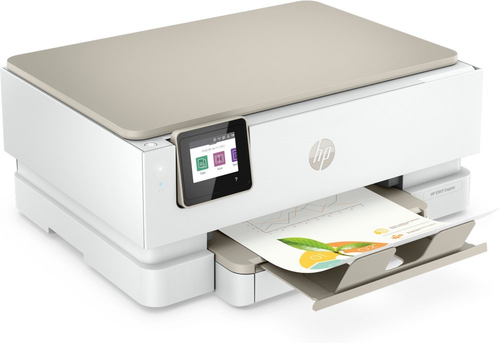 HP ENVY HP Inspire 7220e All-in-One printer, Kleur, Printer voor Home, Printen, kopiëren, scannen, Draadloos; HP+; Geschikt voor HP Instant Ink; Scan naar pdf – 4